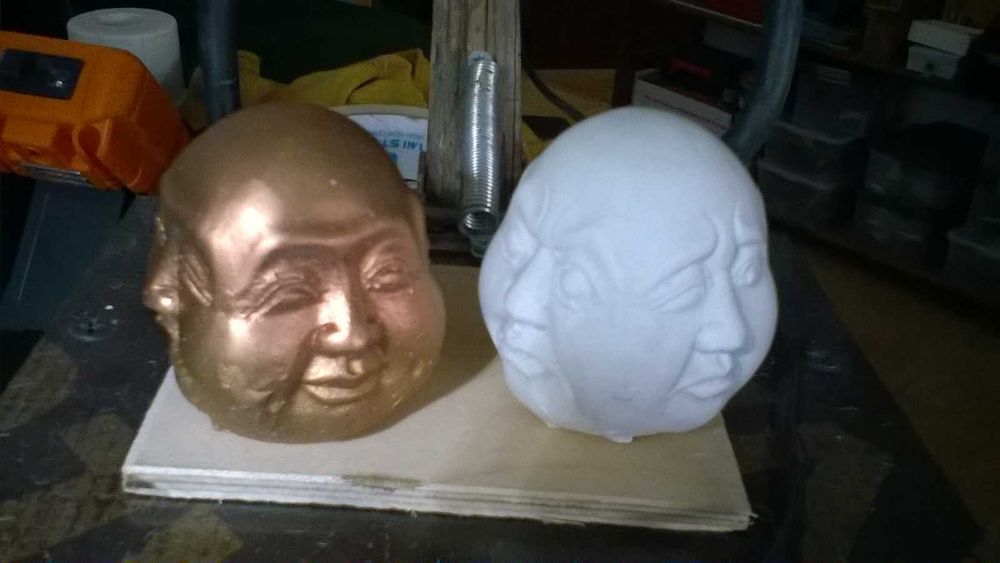 moldes e figuras de gesso