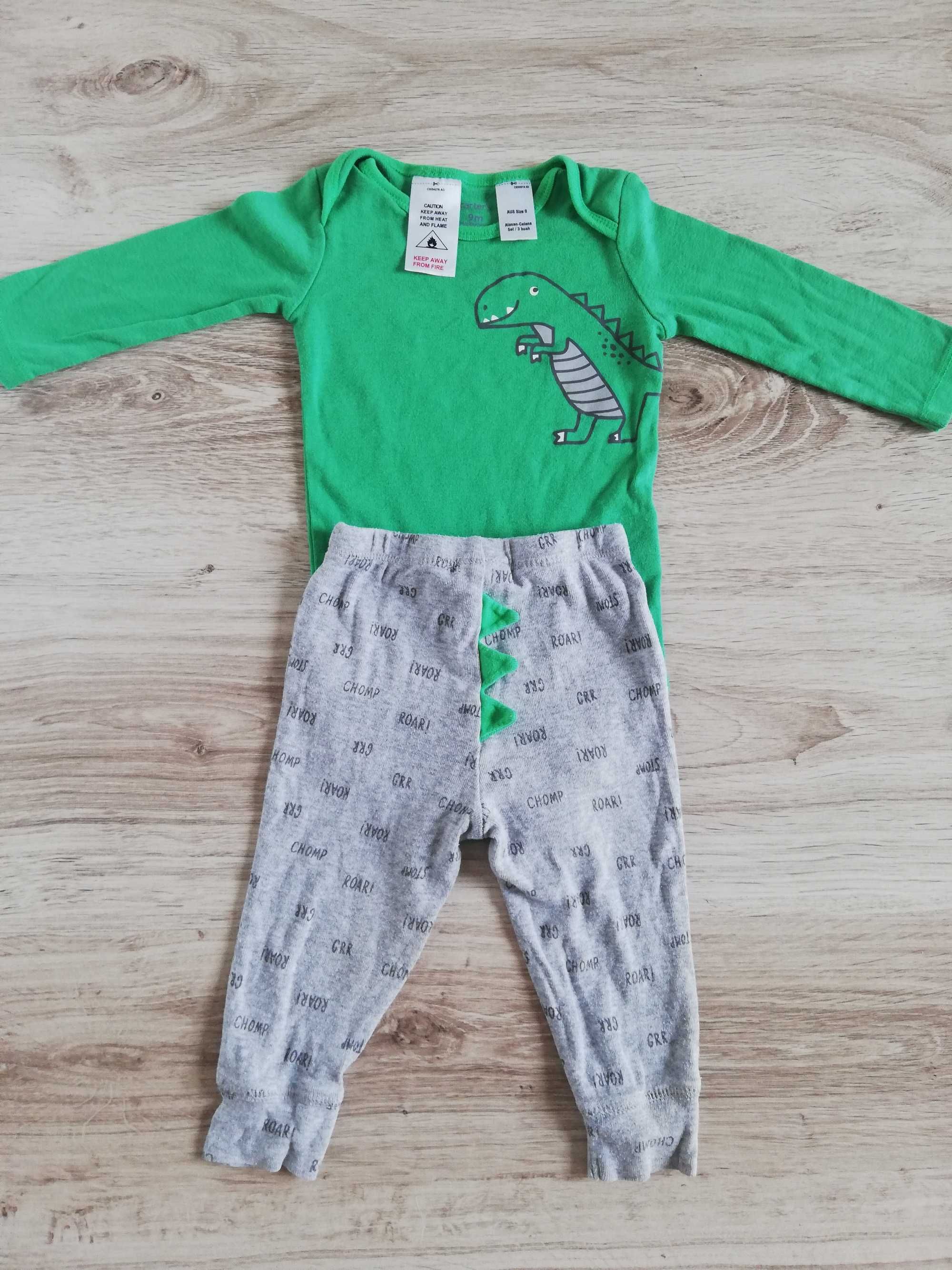 zestaw body długi rękaw i spodnie carters r 74cm