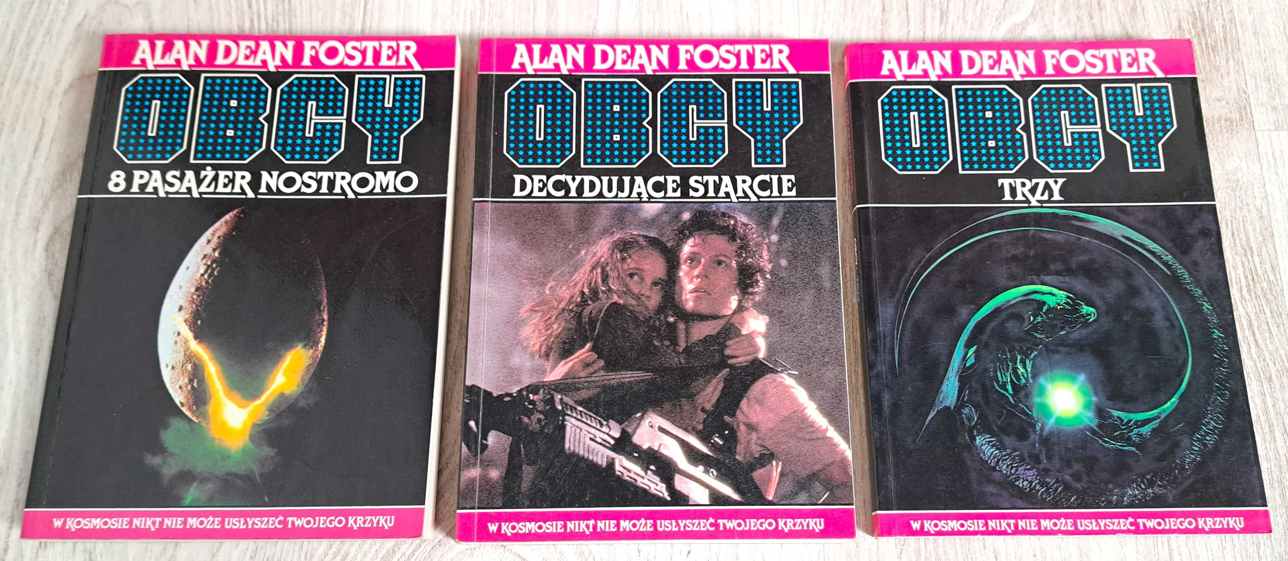 Alan Dean Foster Obcy 8 Pasażer Nostromo + Decydujące starcie + Trzy