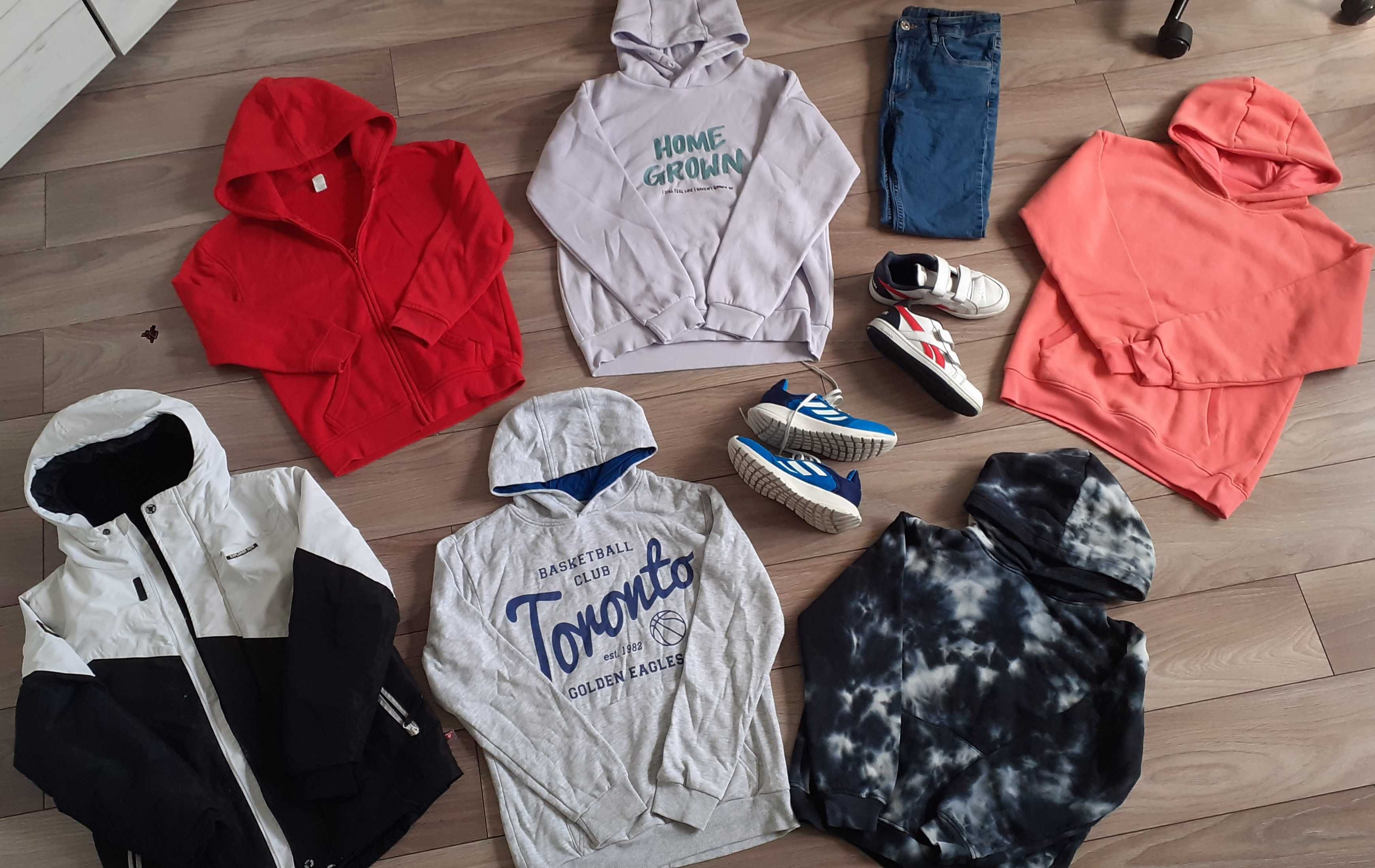 kurtka zimowa bejo primark minoti 4f bluza reserved spodnie nike 146