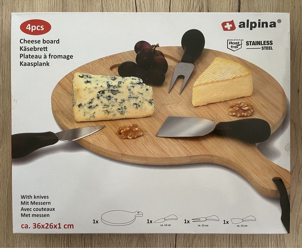 Bambusowa deska do serów