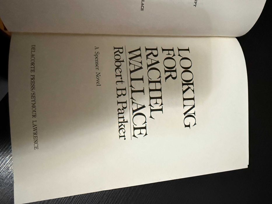 Robert B. Parker – Looking for Rachel Wallace