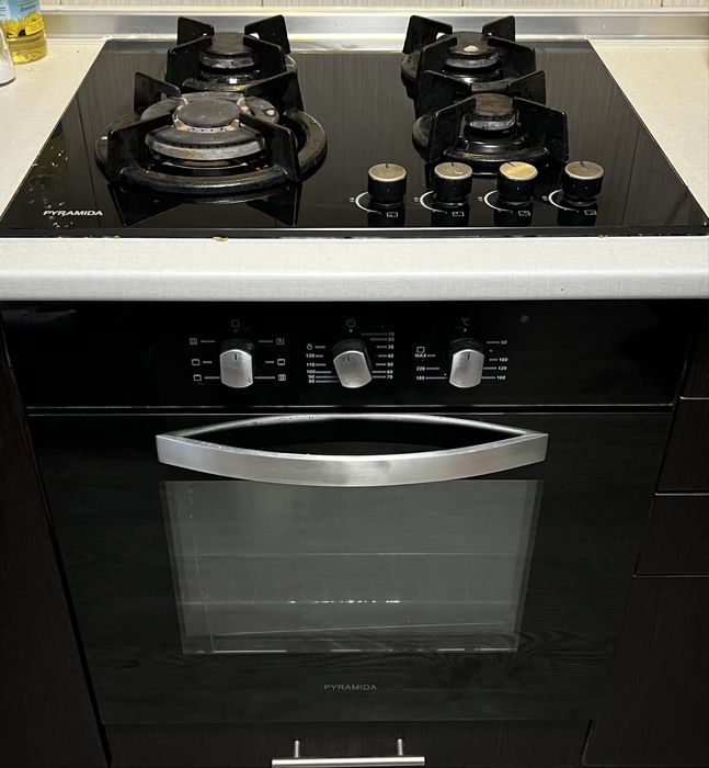 Варильна поверхня газова + пічка PYRAMIDA