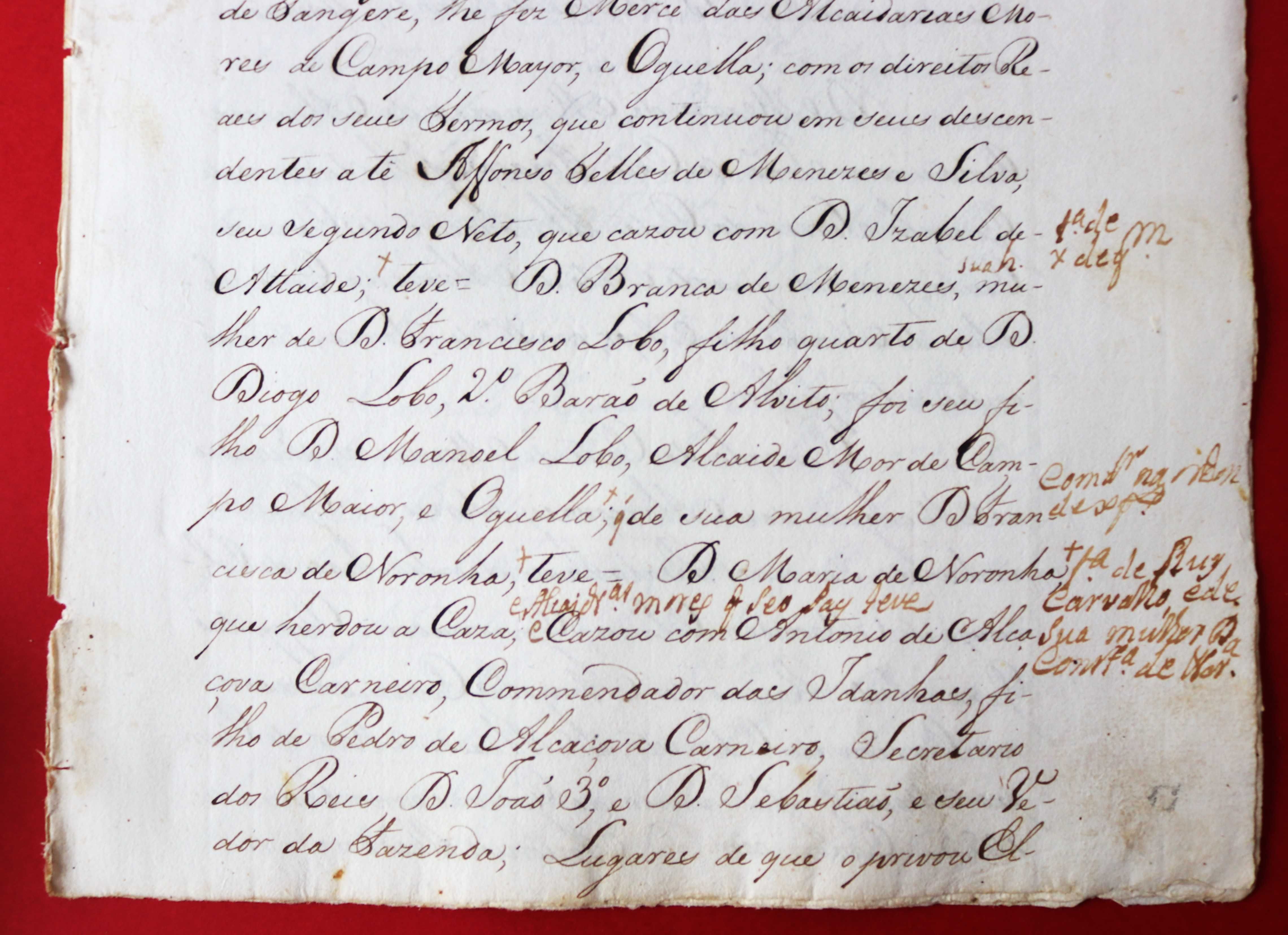 Alcaides Mores de Campo Maior 1778 D. Maria I