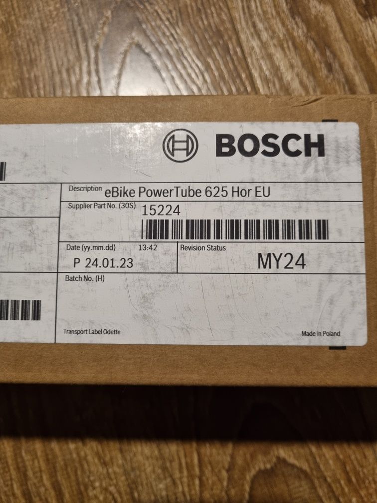 Bateria ,akumulator BOSCH power tube 625 ,smart