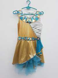 Strój karnawałowy sukienka Kleopatra Egipcjanka 10 - 12 lat A2268
