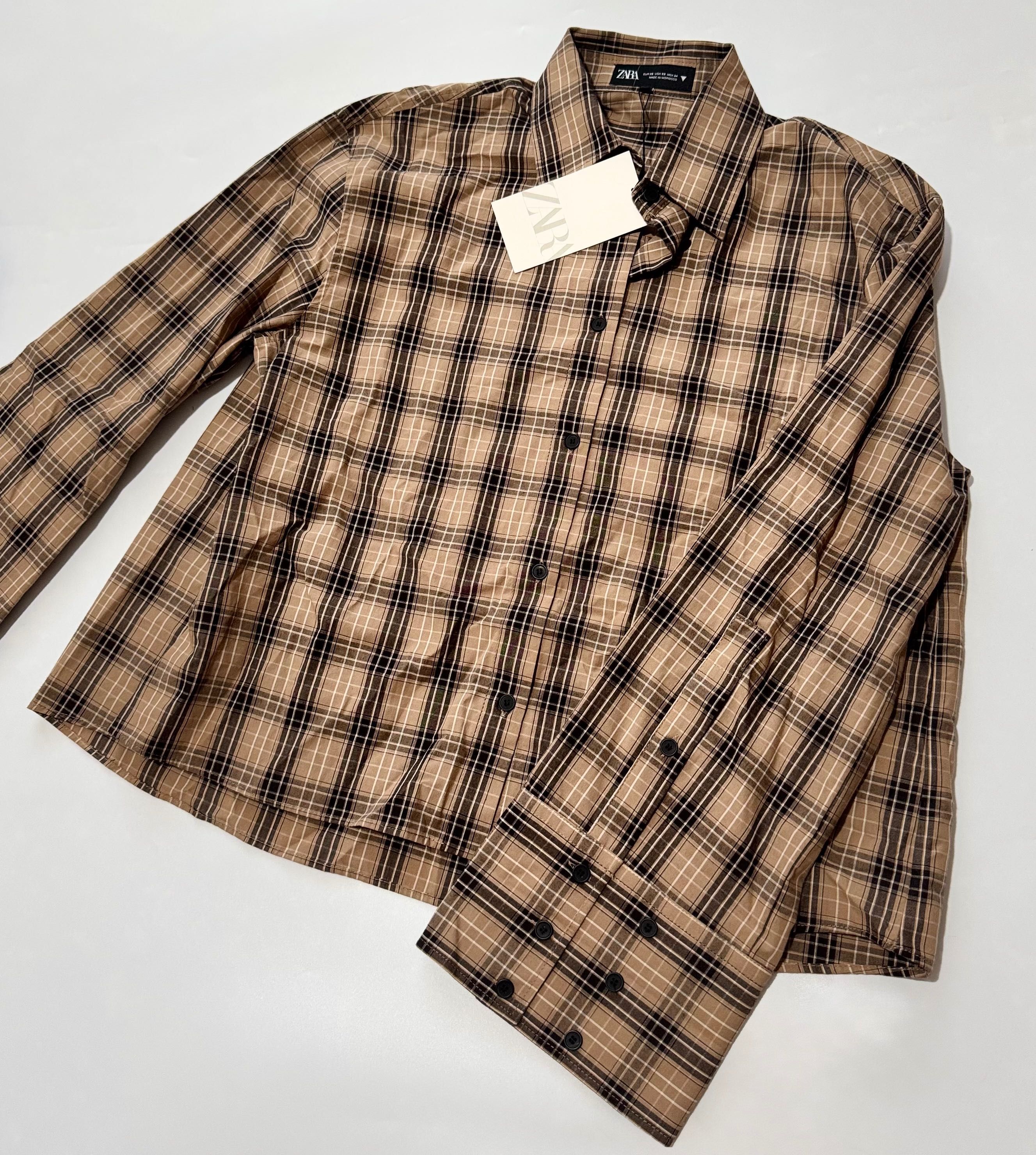 Нова сорочка котонова Zara XS-S