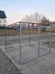 Konstrukcja stalowa pod kojec dla psa
