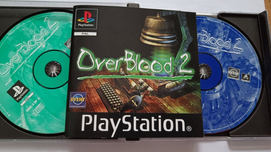 Overblood 2 PlayStation PSX 2CD PAL 3xA