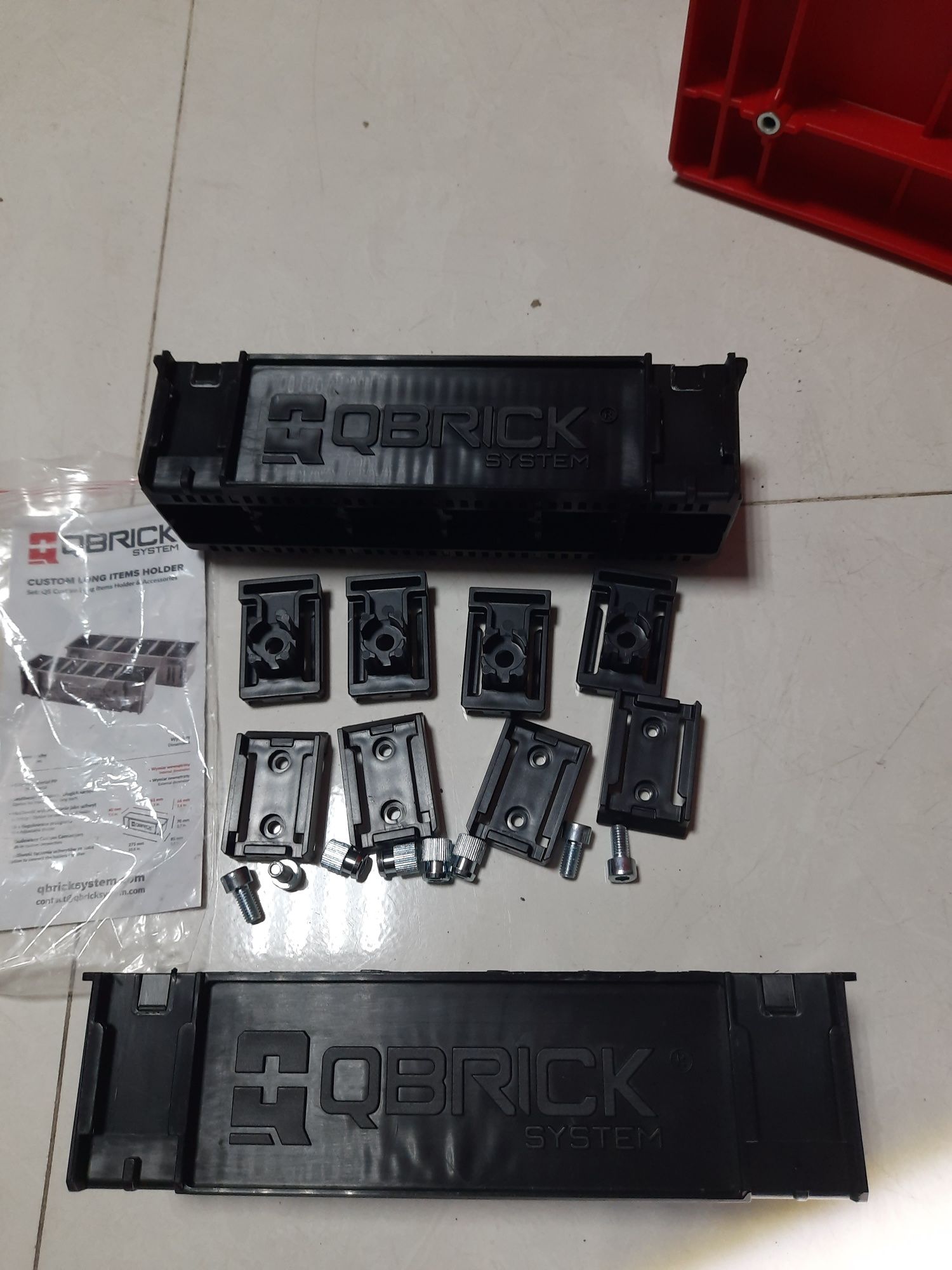789грн-Тримач для рівнів QBRICK Custom LONG ITEMS HOLDER