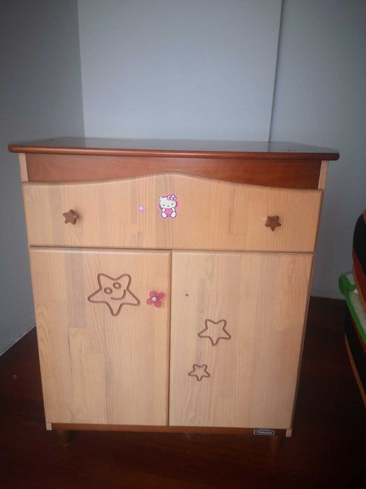 Conjunto Berço, cómoda e trocador - TRAMA