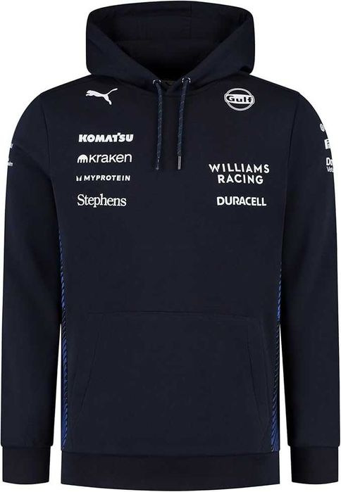 PUMA Williams Racing Formuła 1 2025 męska bluza z kapturem F1 Team - L
