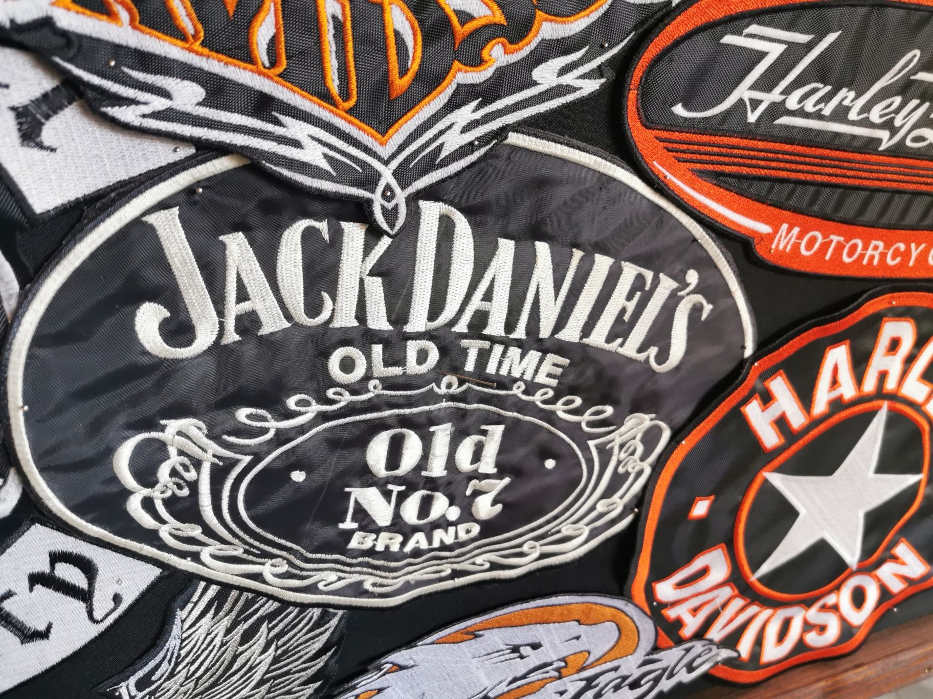 Duża naszywka na plecy Jack Daniels małe naszywki