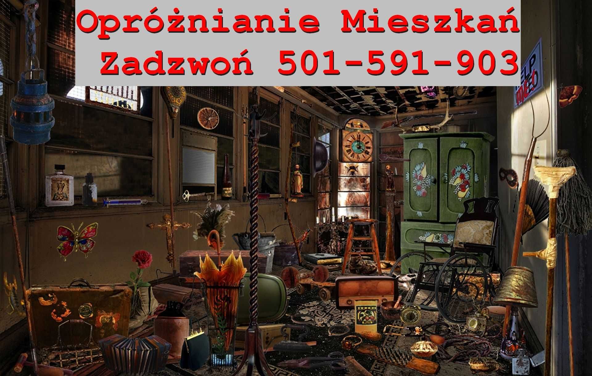 Opróżnianie Mieszkań Domów Strychów Piwnic. Wywóz Mebli