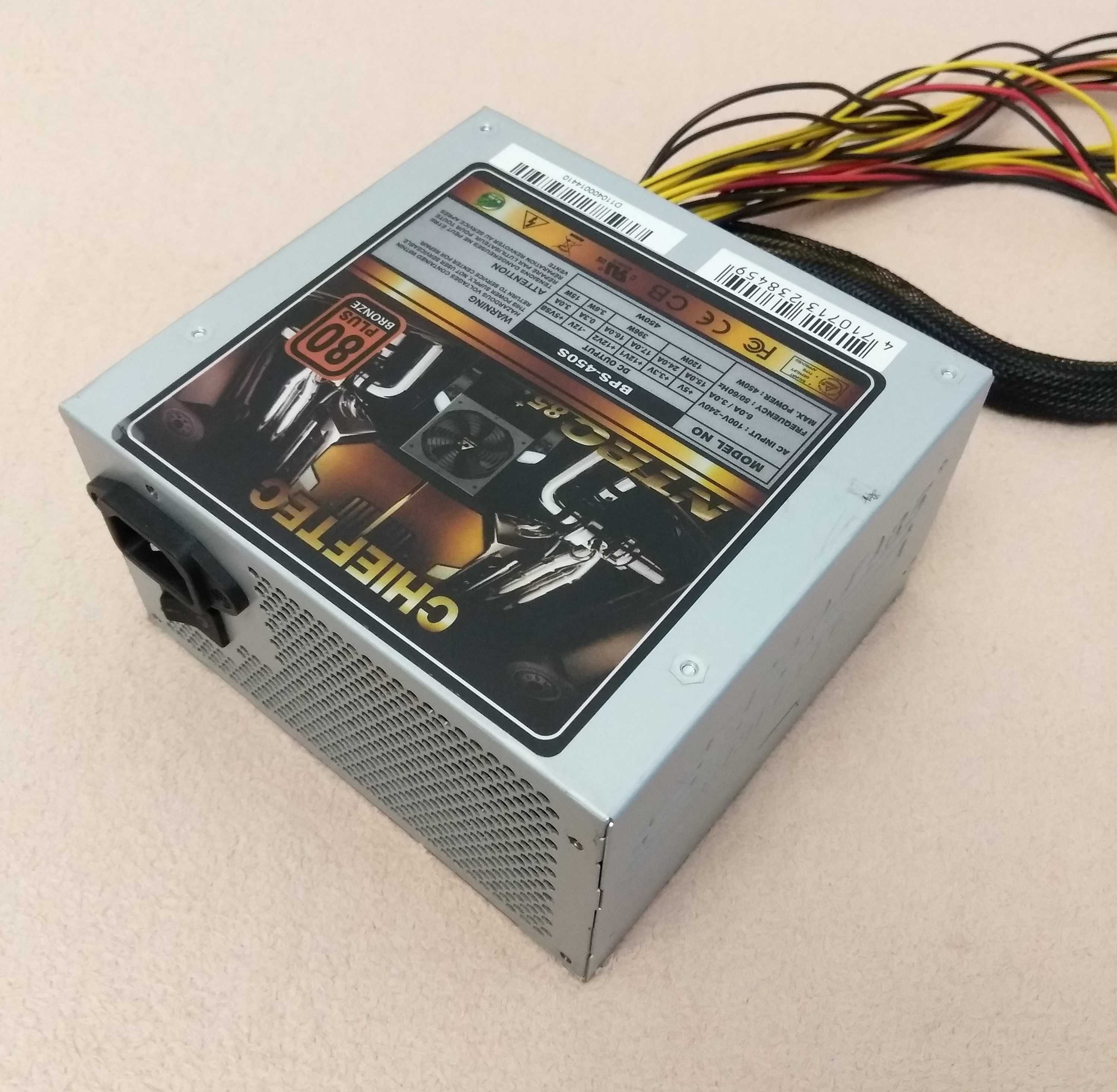 Блок живлення для ПК CHIEFTEC BPS-450S 80 Plus Bronze
