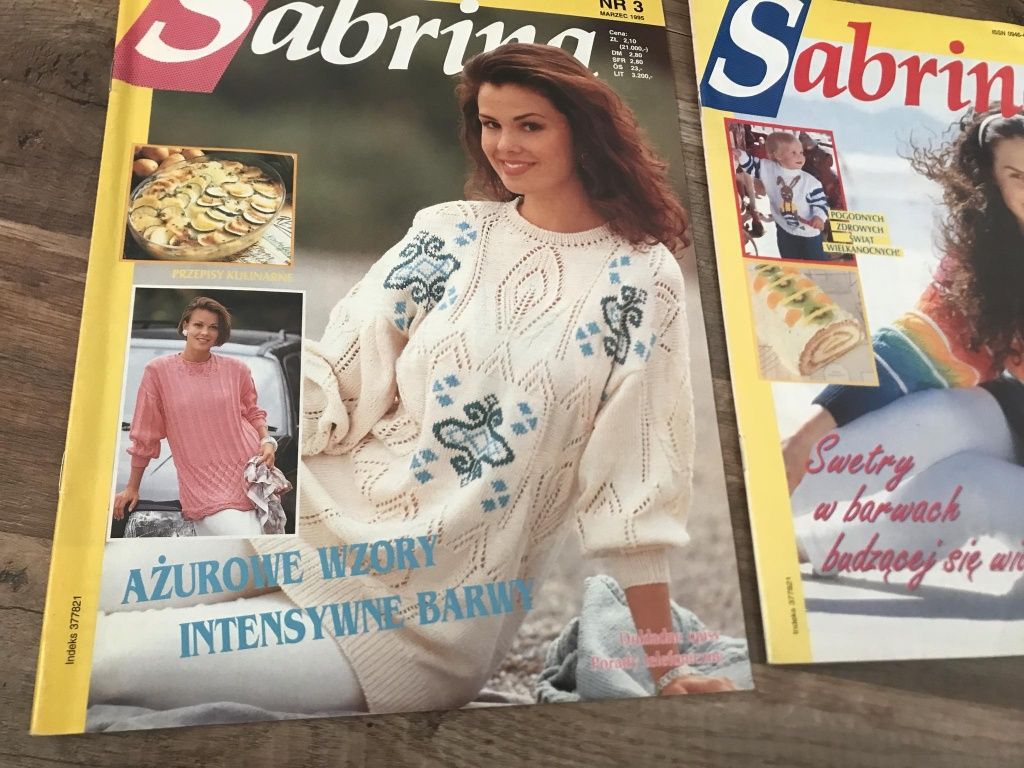 Czasopismo Sabrina z 1994 i 1995