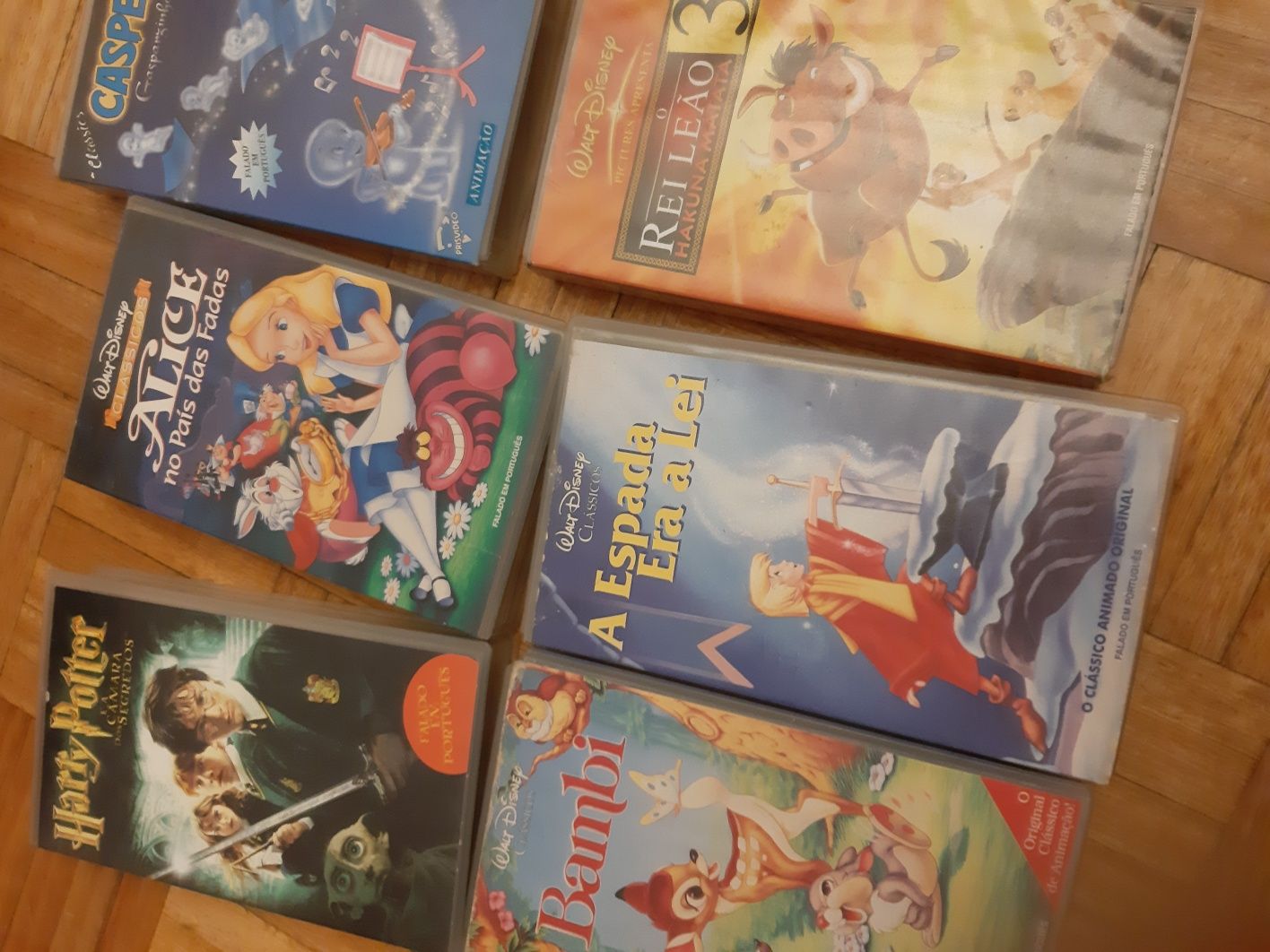 Cassetes VHS - filmes animação infantil