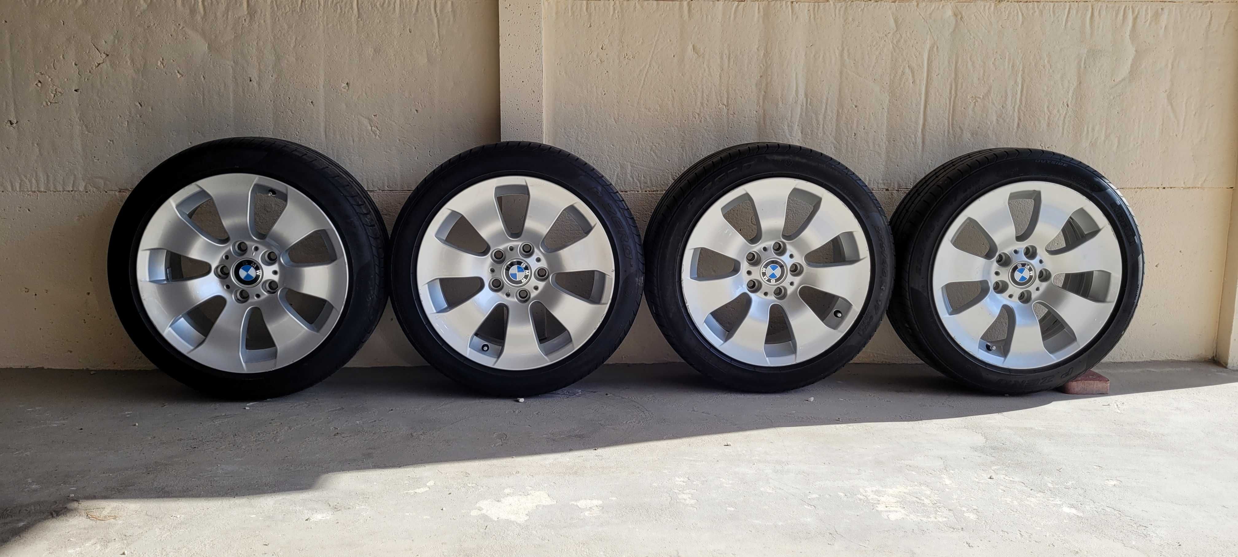 Alufelgi BMW BBS + opony letnie Pirelli 17 et 34 8j 5x120