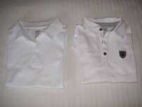 Polos Branco Zippy T-7/8 e Equitação Fouganza T/8