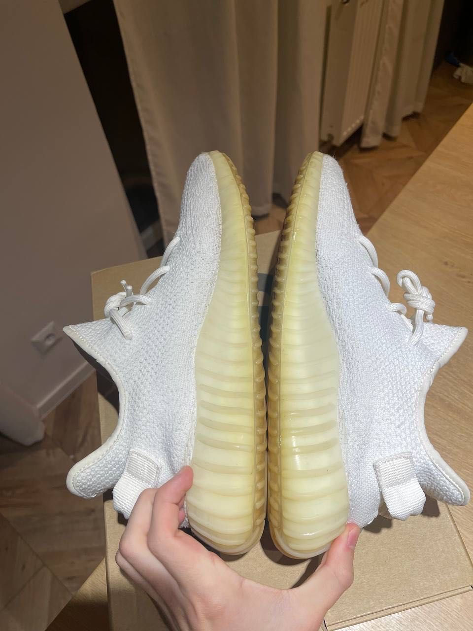 adidas Yeezy boost 350 v2 cream white 44 2/3 white carbon bone onyx ze