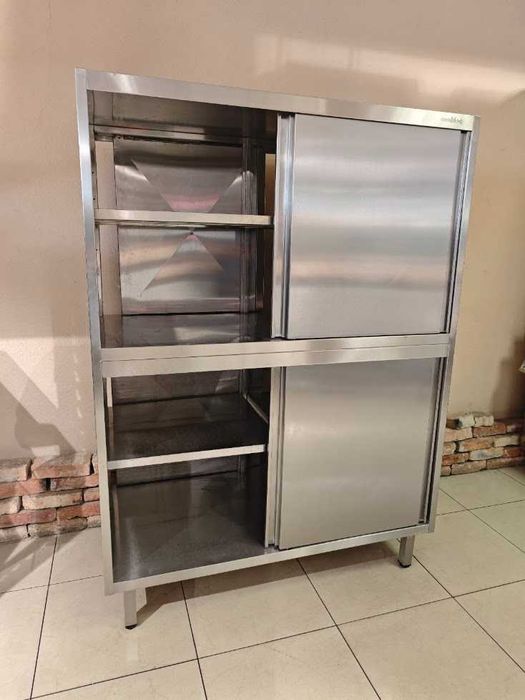 Gastronomiczna szafa przelotowa z drzwiami przesuwnymi 130cm ASCOBLOCK