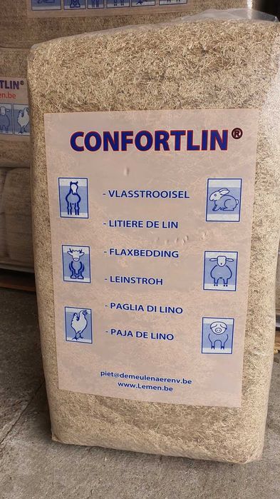 Ściółka lniana, gryzonie, odpylona, cena z dostawą 22-24 kg