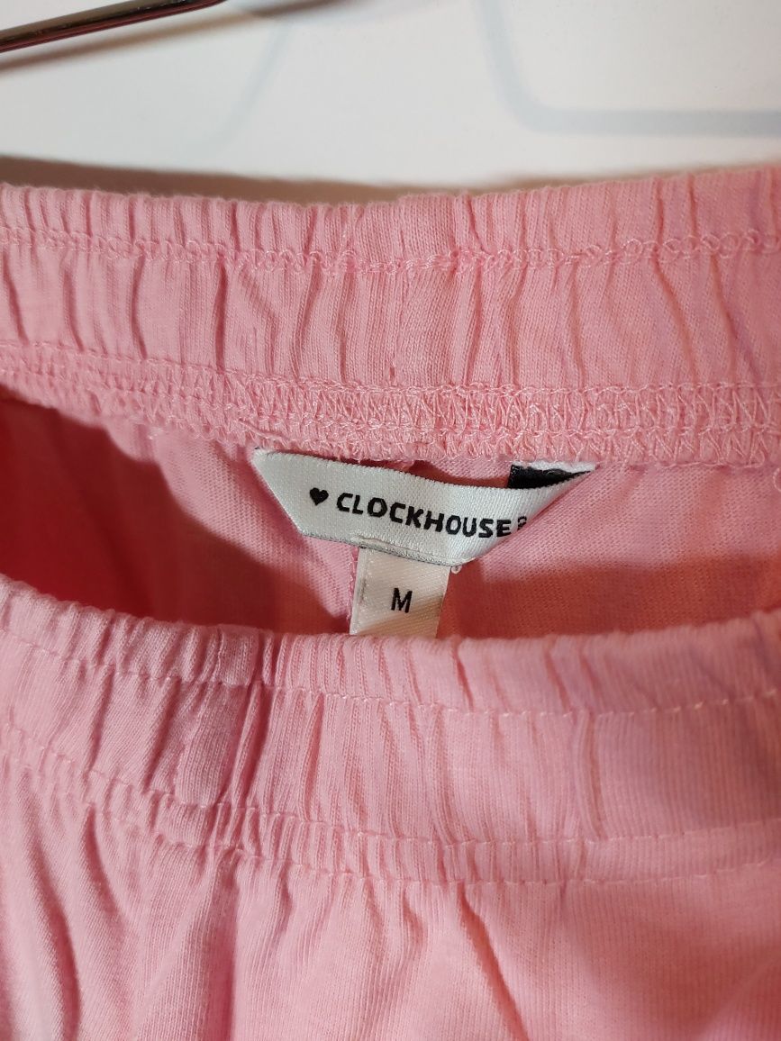 Różowe spodenki 38/M różowe szorty krótkie spodenki piżama dres