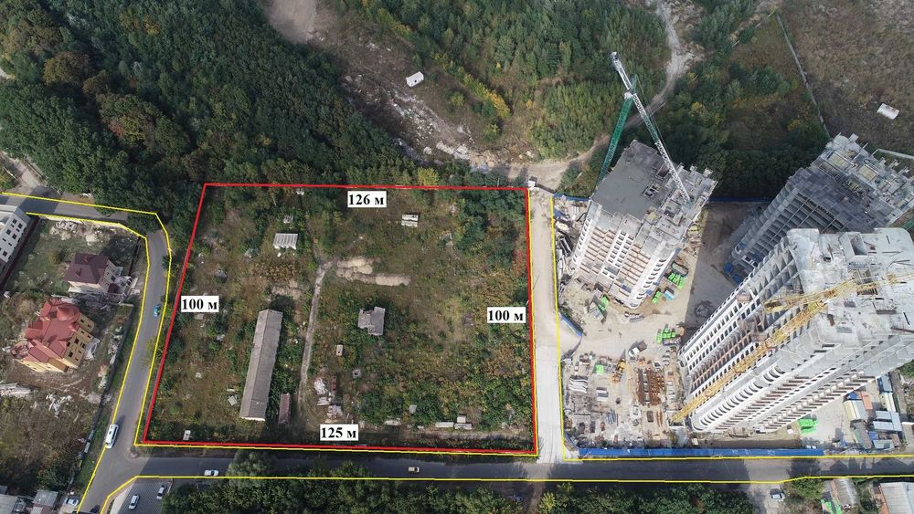 Гатное Теремки Голосеевский р-н  Продам участок 1,26 Га