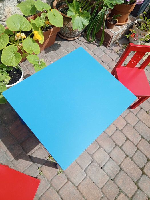 Ikea Stolik i 2 krzesła KRITTER