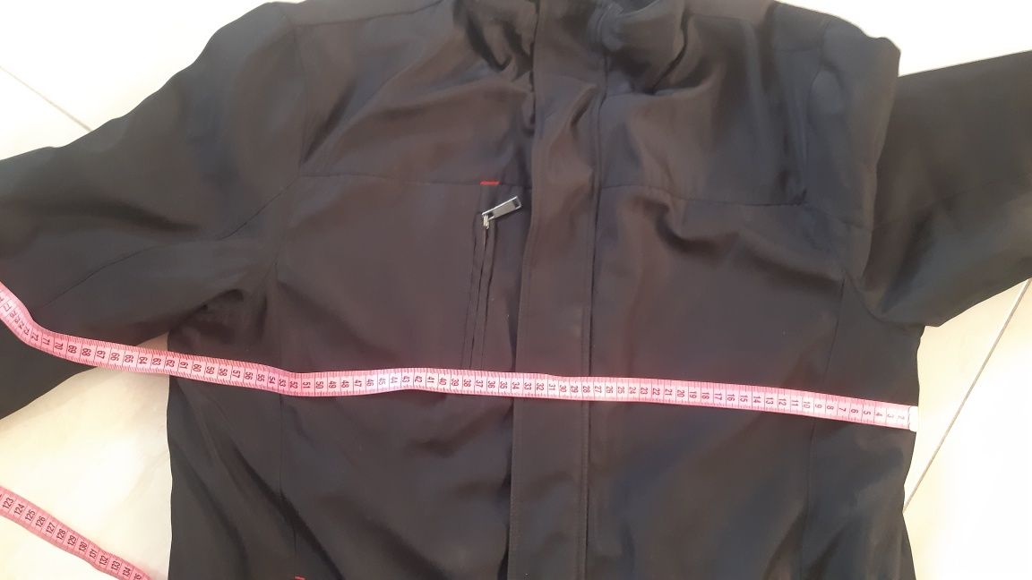 Kurtka parka płaszczyk męski 48/50 czarny