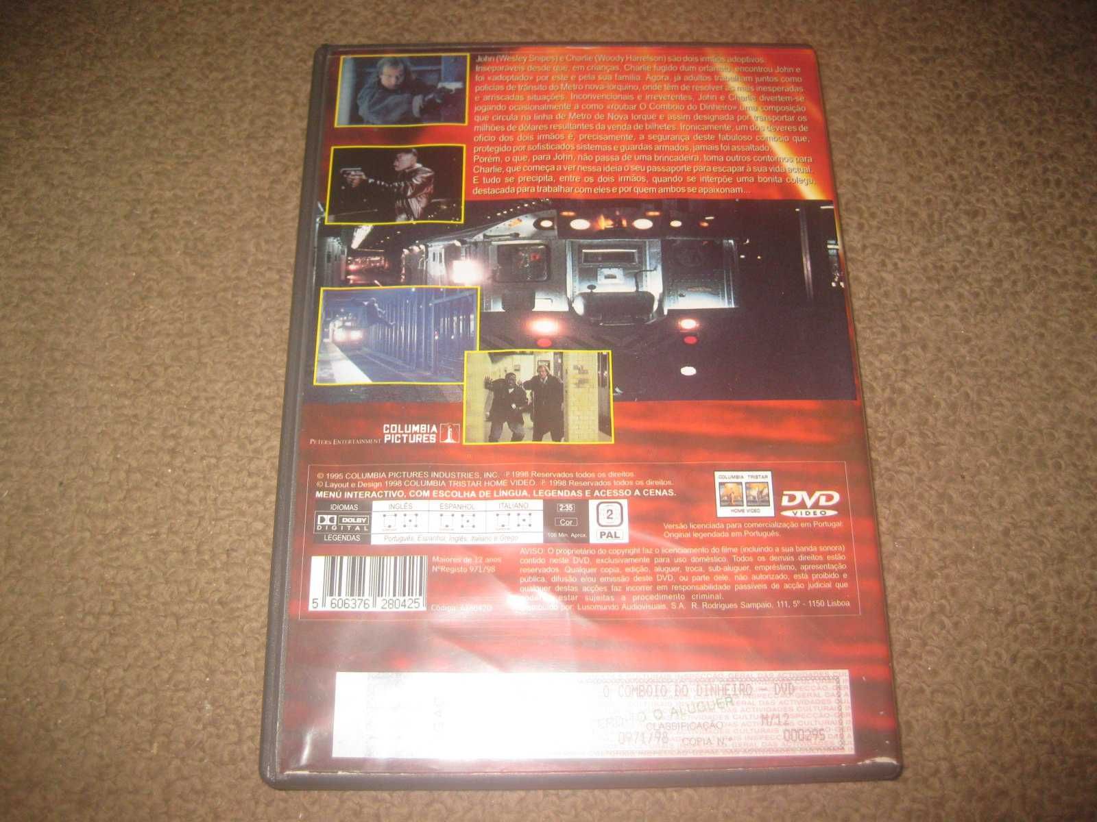 DVD "O Comboio do Dinheiro" com Wesley Snipes