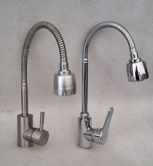 Змішувач на мийку з гнучким гусом ціна без шлангів для підключення