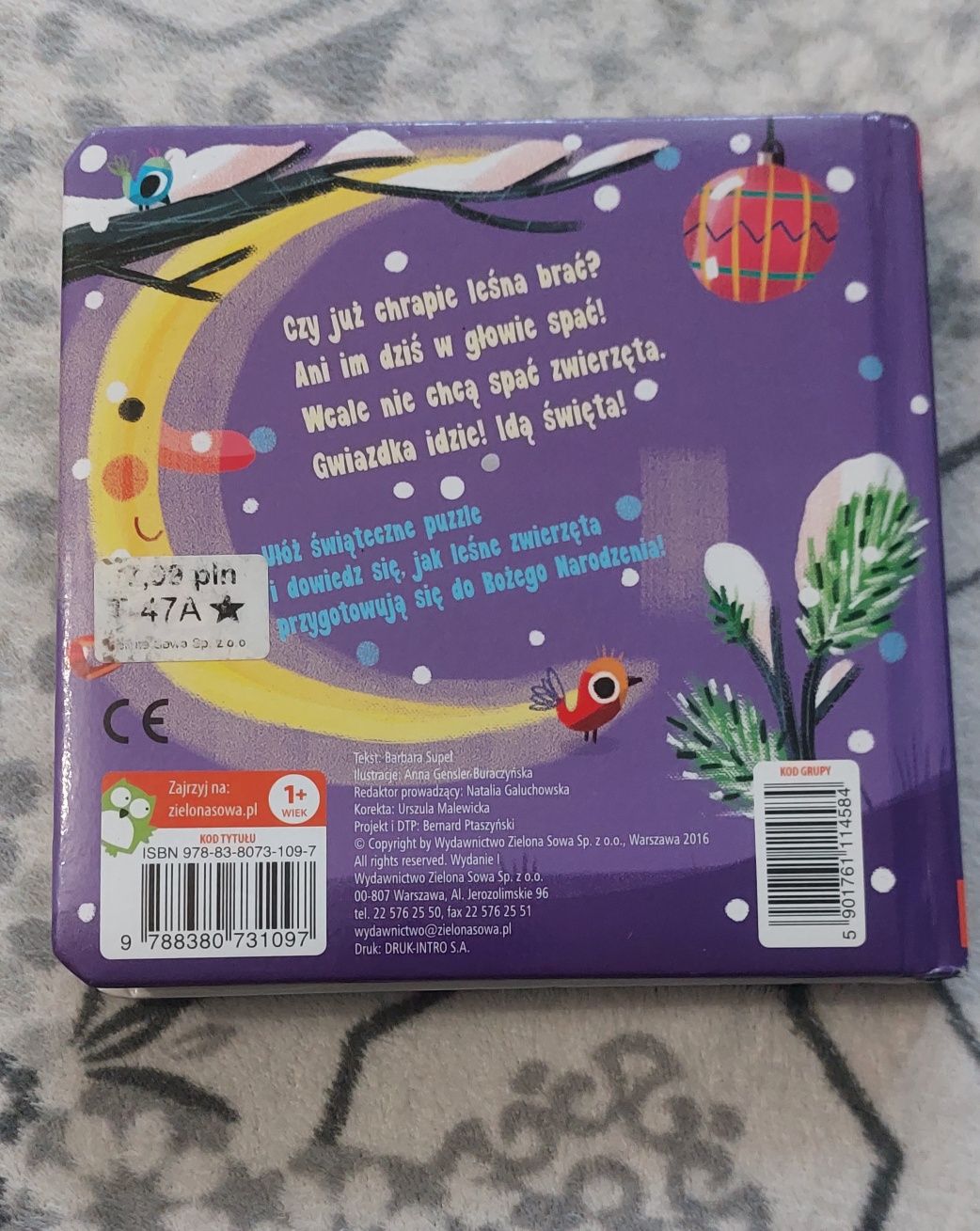 Książeczka Leśna wigilia z puzlami