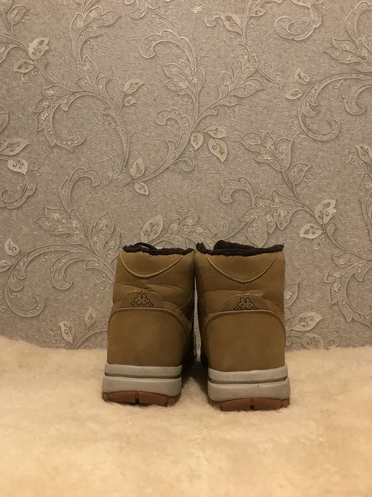 Зимние кожаные высокие ботинки Kappa. 42,5 42 27 26,5