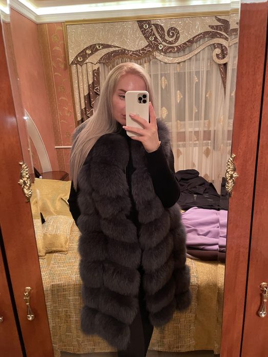Жилетка из меха песца