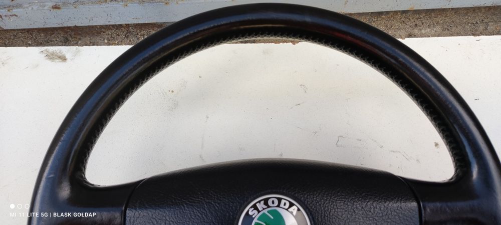 Kierownica Multifunkcja Skóra Skoda SuperB 1.9 Manual 2004 BlaskGołdap