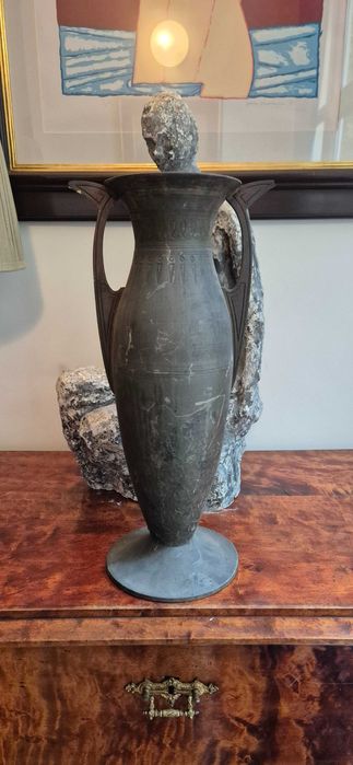 Stary wazon amfora mosiądz XIX/XXw antyk design unikat secesja