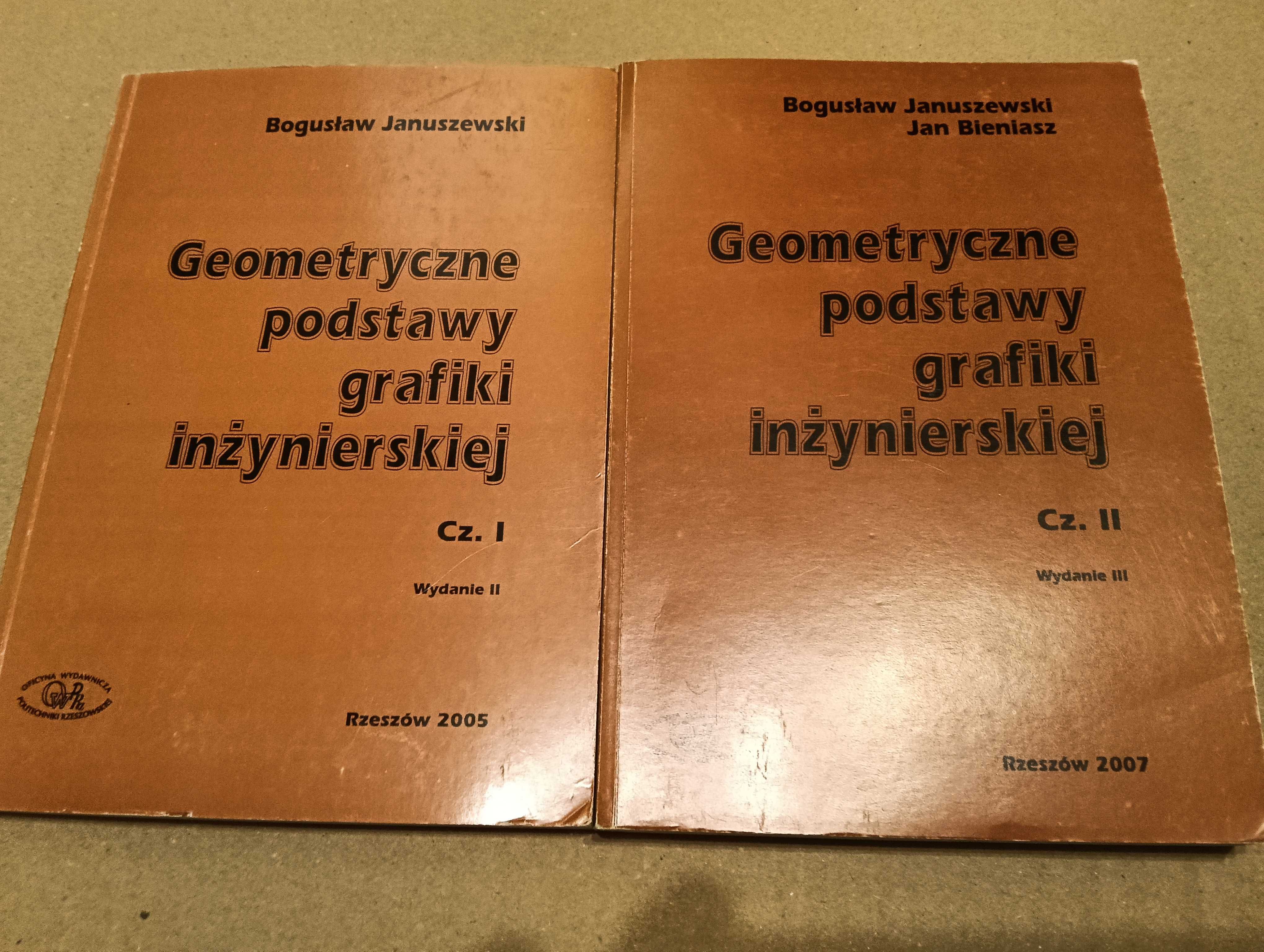 Geometryczne podstawy grafiki inżynierskiej Bogusław Januszewski 2 tom