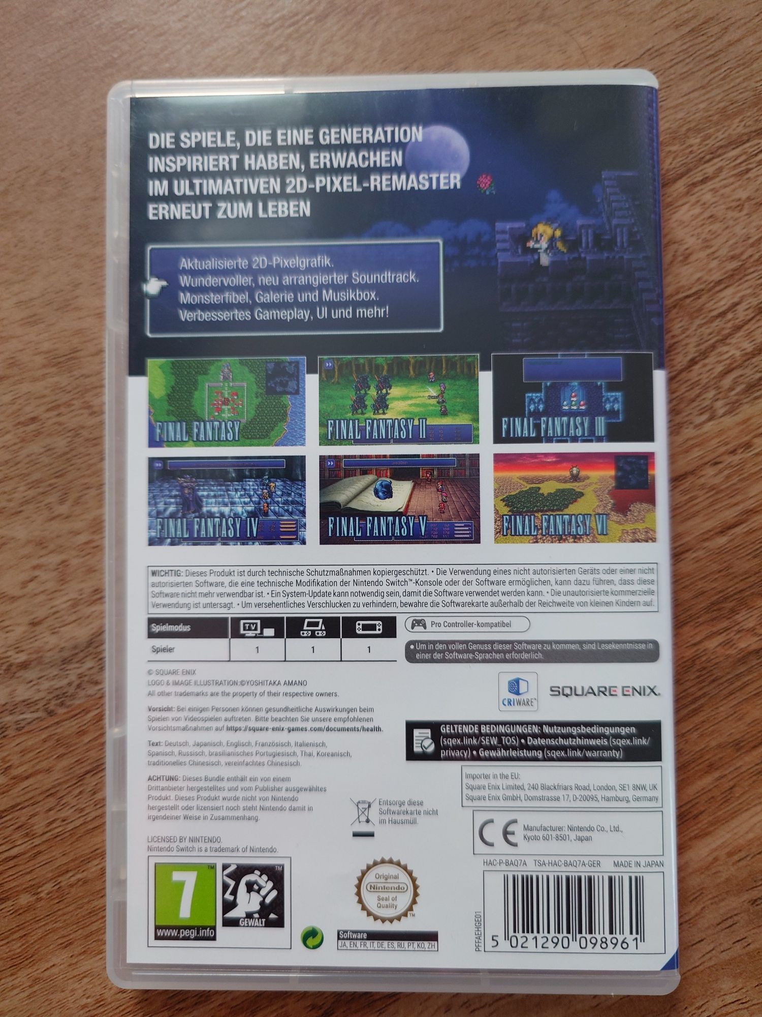 Final Fantasy Collection Switch
