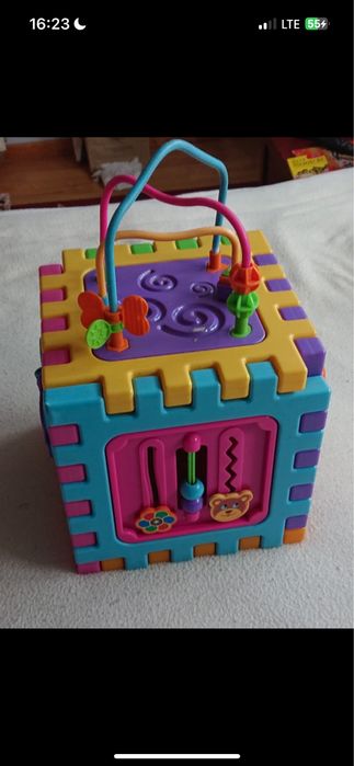 Kostka edukacyhna zabawka dla dwulatka trzylatka