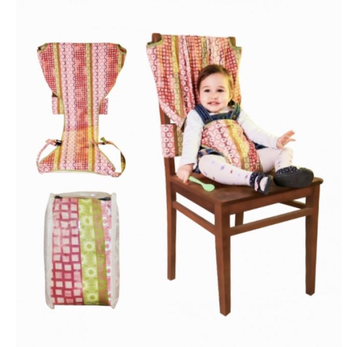 Тканевий стільчик мобільний для годування