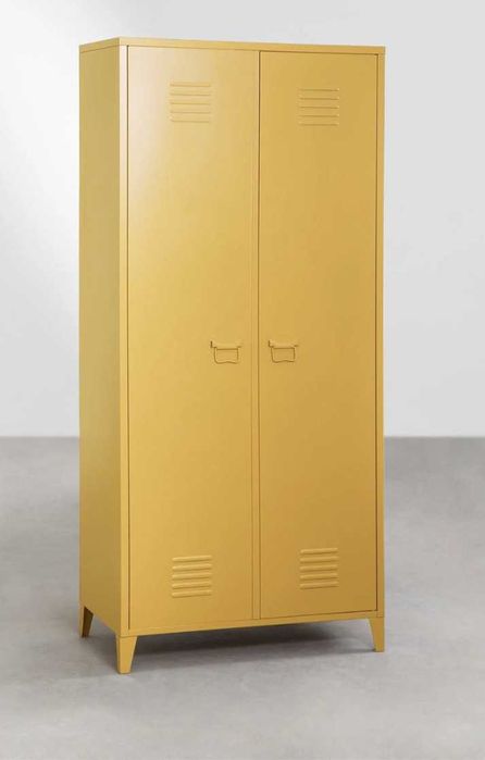 SKLUM Armário de cacifo em aço de 2 portas Pohpli