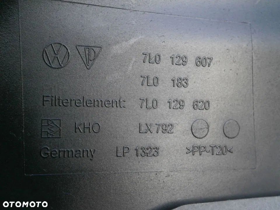 Obudowa Filtra Powietrza 7L0 Porsche Cayenne Turbo 955