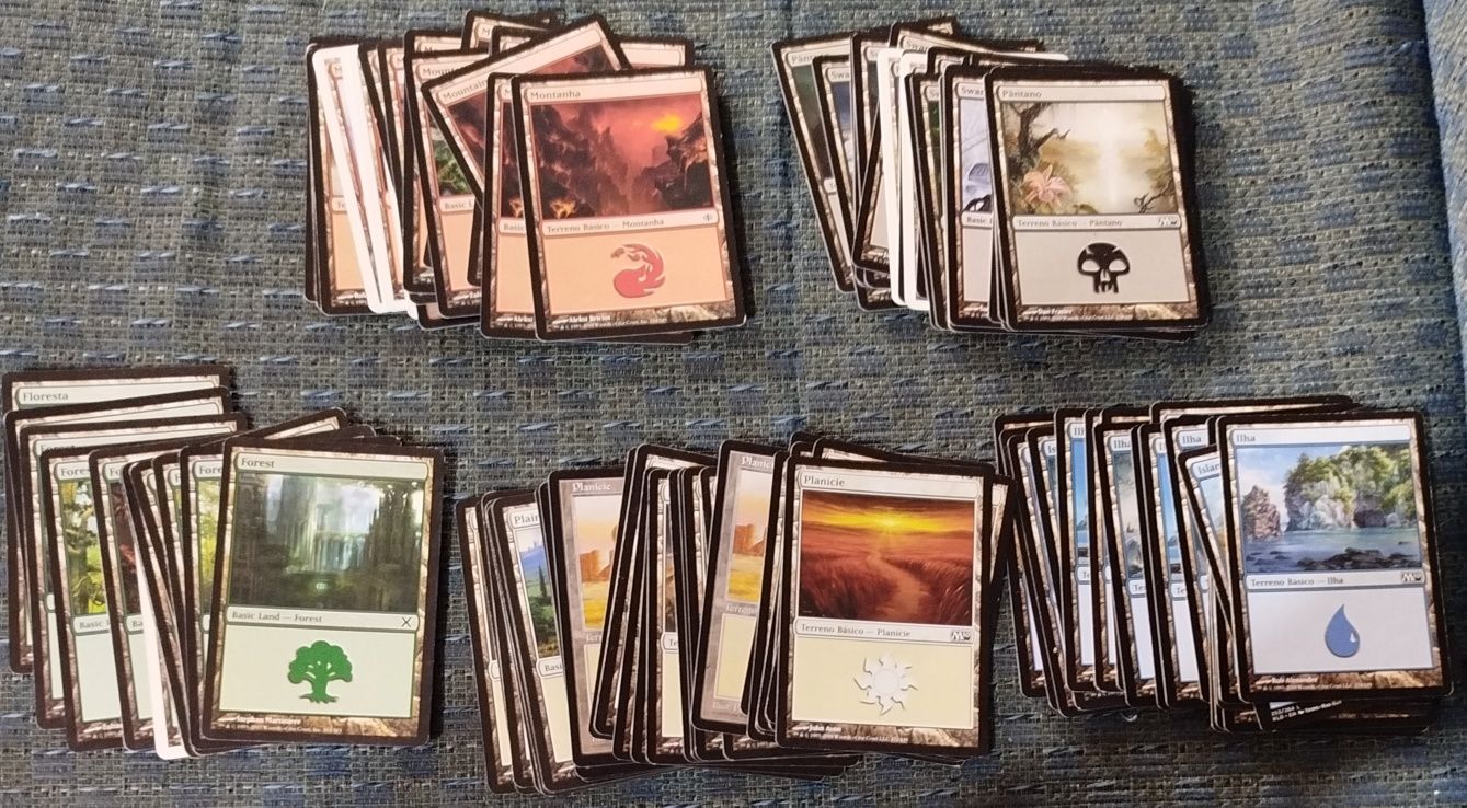 MTG/Magic the Gathering - 104 básicos+outras cartas