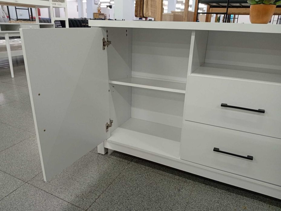 Aparador branco grande novo - envio grátis