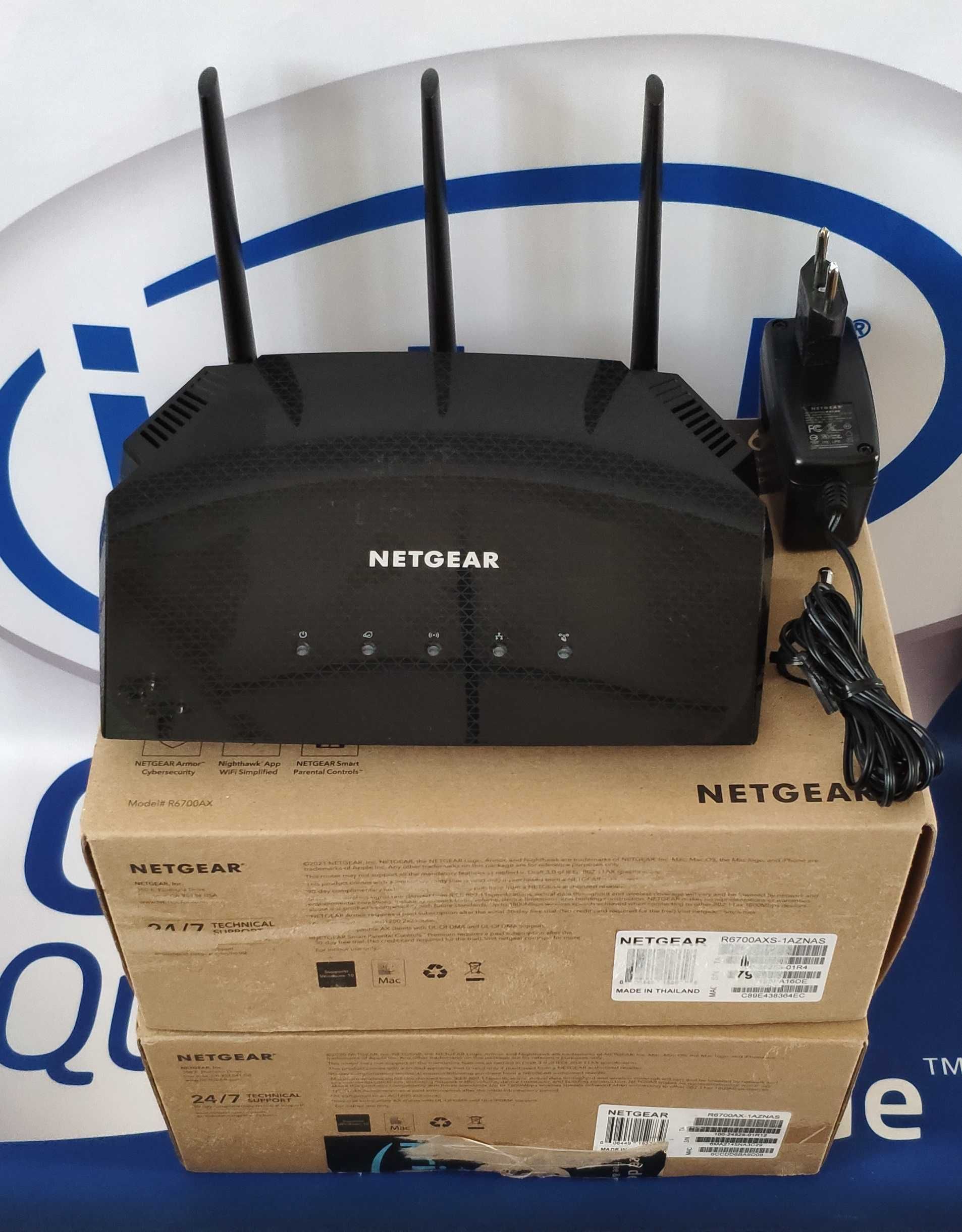 WiFi6 роутери AX1800 Netgear R6700AX 4-Stream дводіап гігаб. Гар