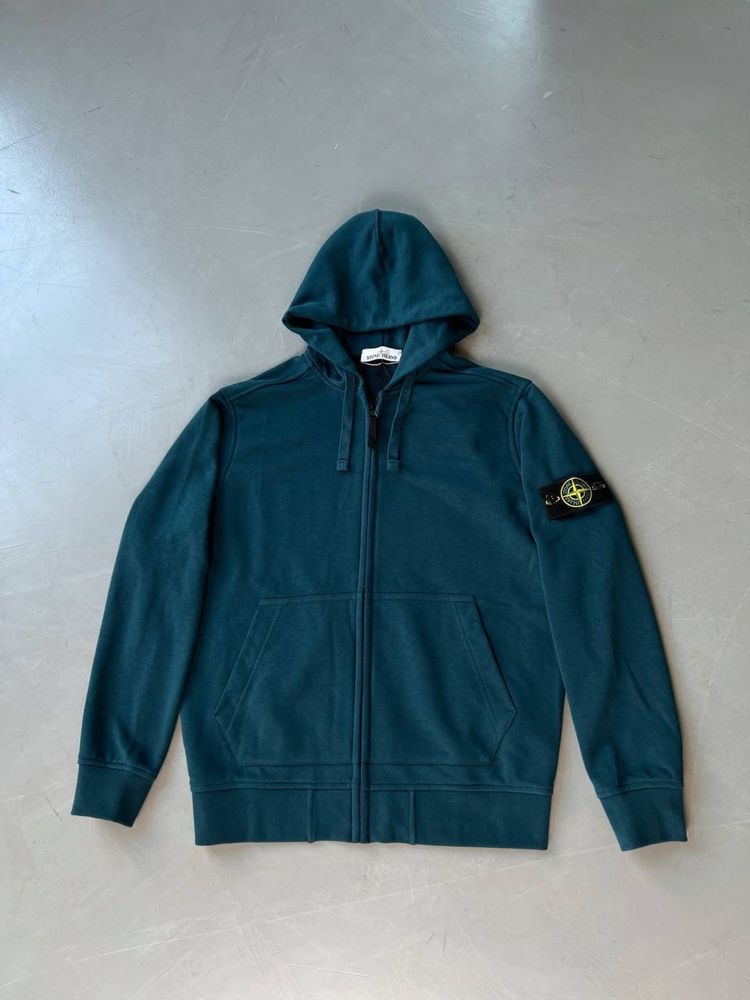 Зіп худі Stone Island | Кофта Стон Айленд | Стонік Чоловічий Синій