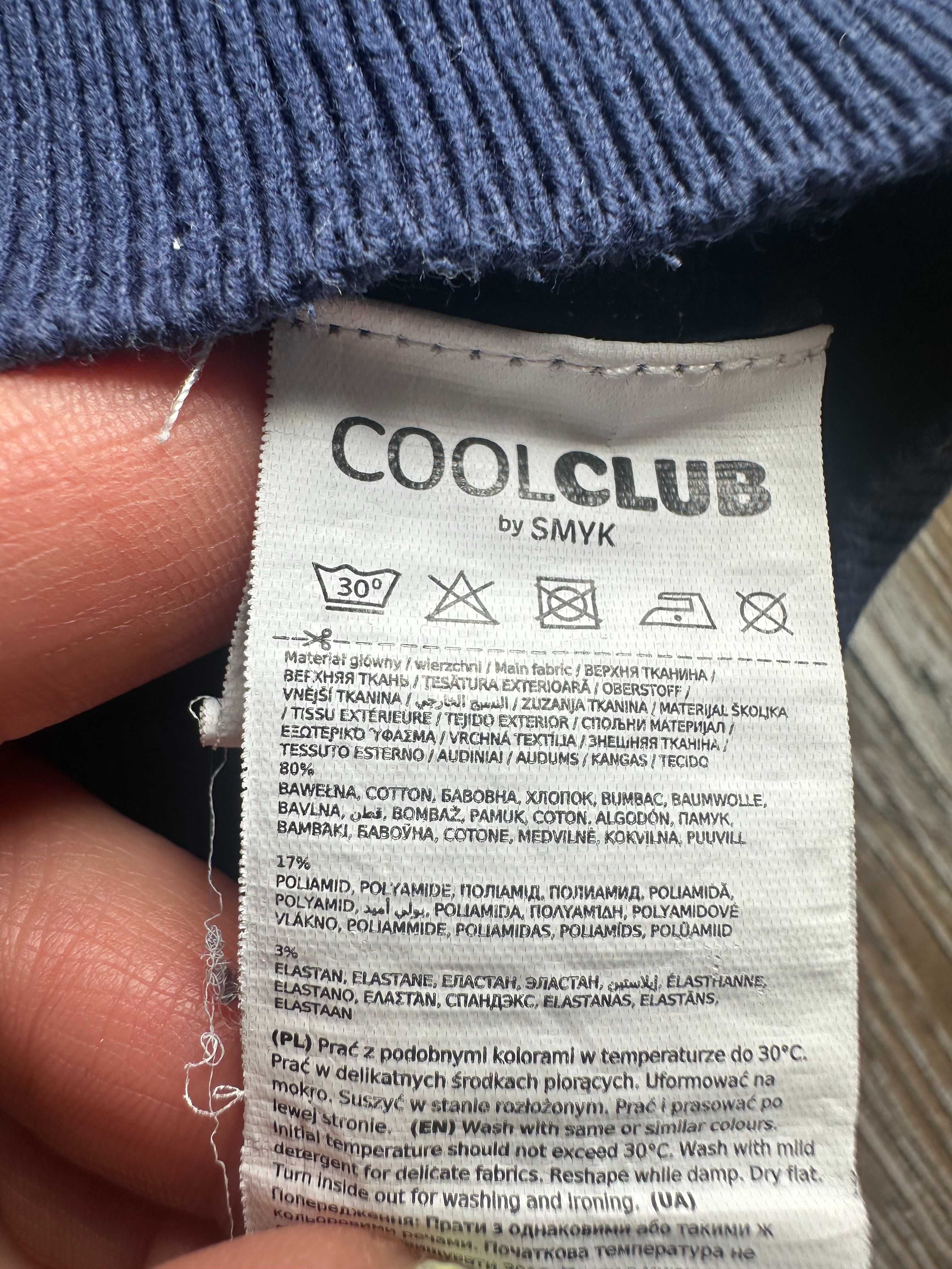 Sweter 104 cm piękny granatowy bawełniany Cool Club Stan idealny Smyk