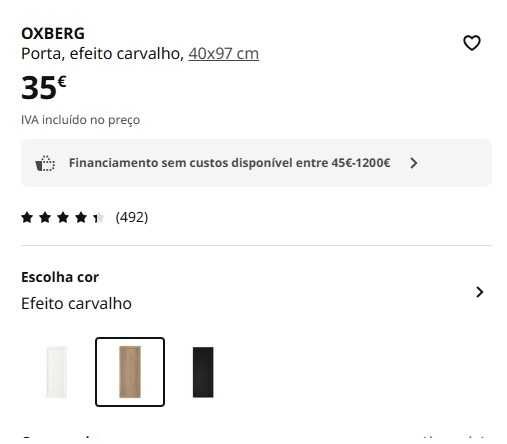 Estante Billy cor carvalho