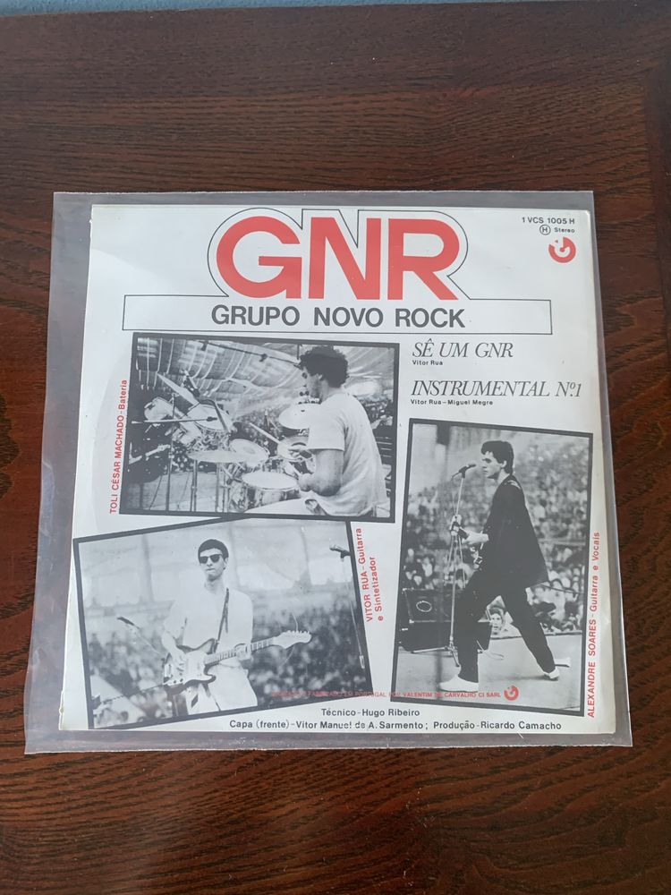 Discos singke vinil - GNR sê um gnr
